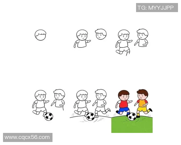 足球明星手绘艺术画图展现球场魅力与运动精神的完美结合